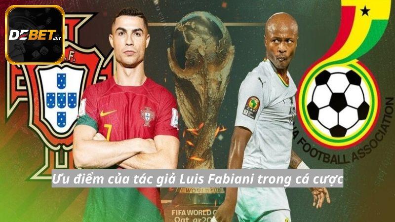 Ưu điểm của tác giả Luis Fabiani trong cá cược